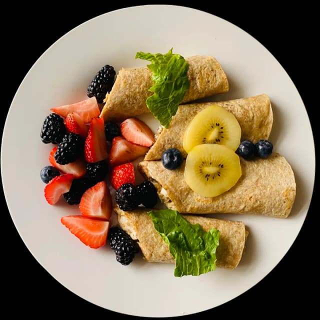 Wraps con frutas